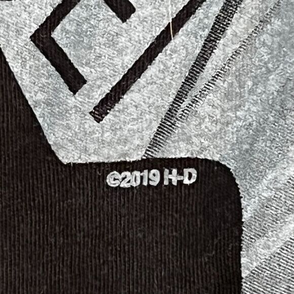 2019 Barnett El Paso TX Harley Davidson Skull V-Neck Sleeveless Tank Top - Large - Picture 3 of 6